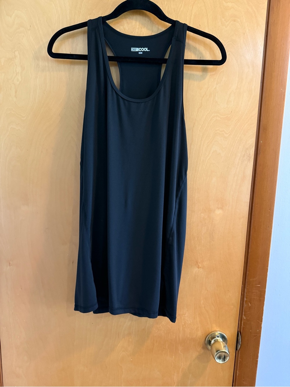 32 Degrees Black Racerback Tank
